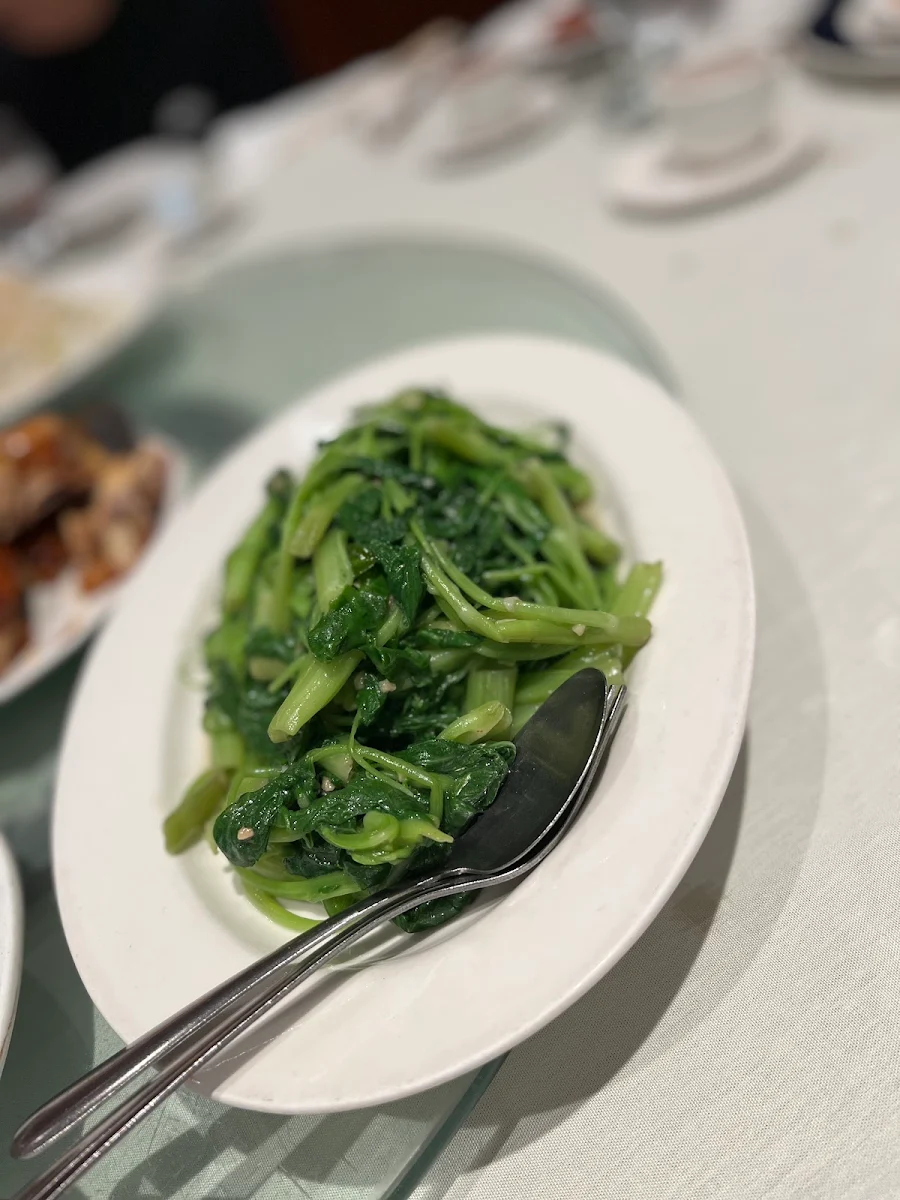 chinese broccoli w ginger juice 薑汁芥蘭